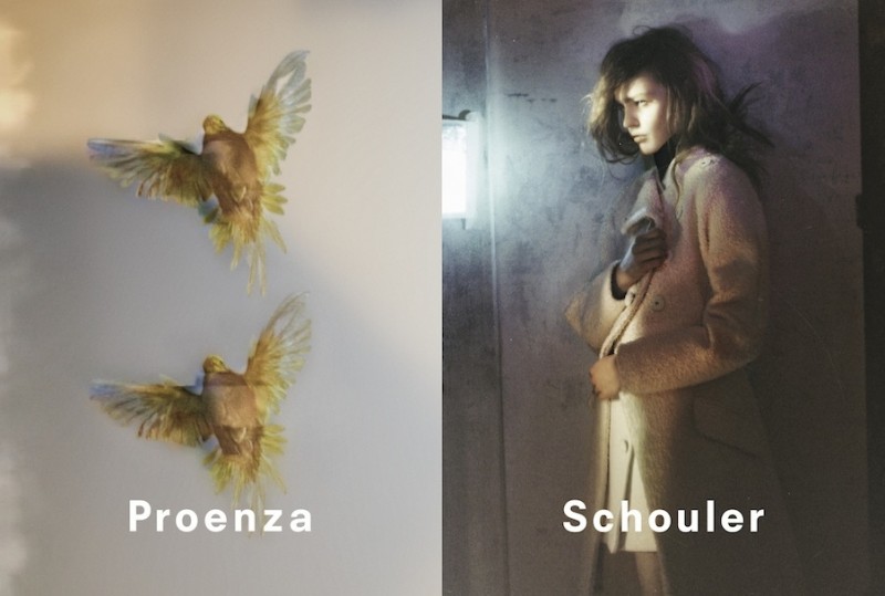 Sasha Pivovarova Poses for Proenza Schouler Fall 2013 Campaign