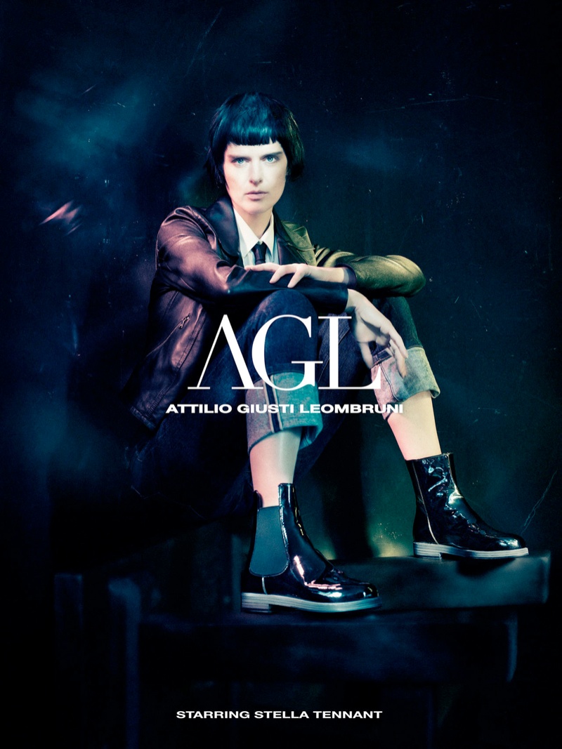 Stella Tennant Fronts Attilio Giusti Leombruni Fall 2013 Campaign by Paolo Roversi