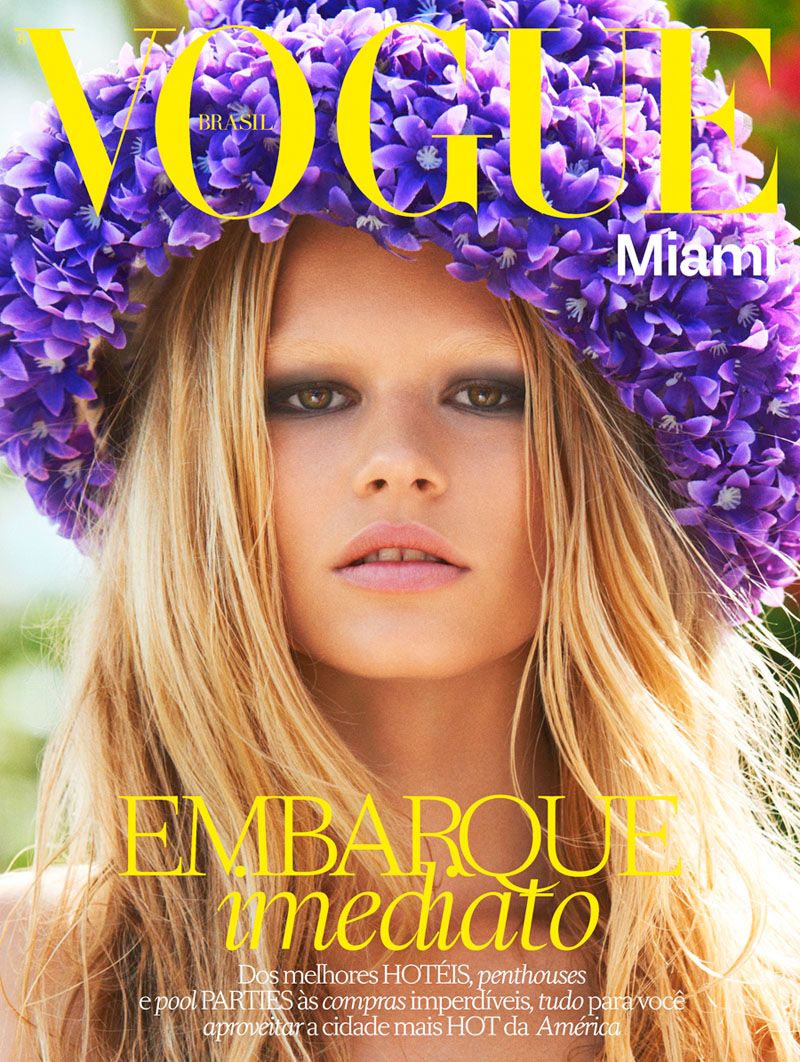 Anna Ewers Channels 60s Bombshell for Vogue Brazil by Mariano Vivanco