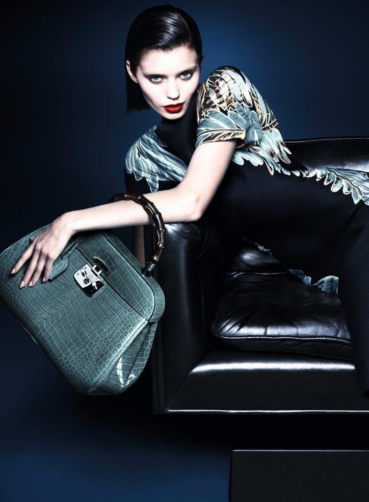 Abbey Lee Kershaw Makes Her Return with Gucci's Fall 2013 Campaign