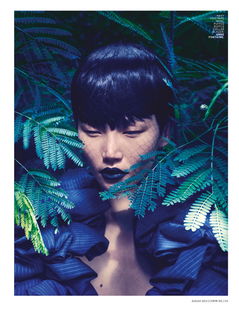Gwen Lu Seduces for L'Officiel Singapore's August 2013 Cover Shoot