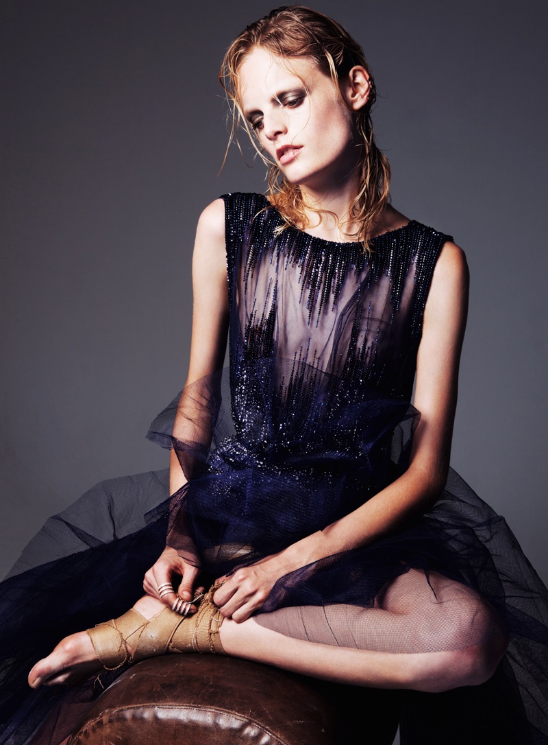 Hanne Gaby Odiele Wears Couture for Harper's Bazaar Turkey August 2013 ...