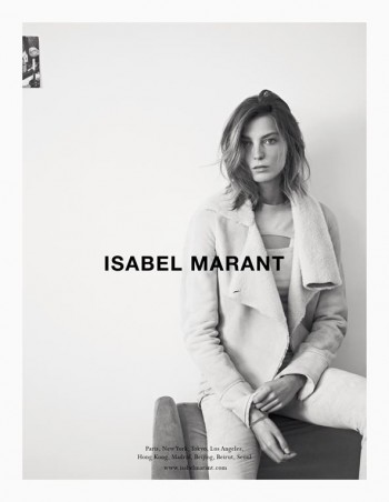 Isabel Marant Taps Daria Werbowy for Fall 2013 Campaign Isabel Marant Taps Daria Werbowy for Fall 2013 Campaign