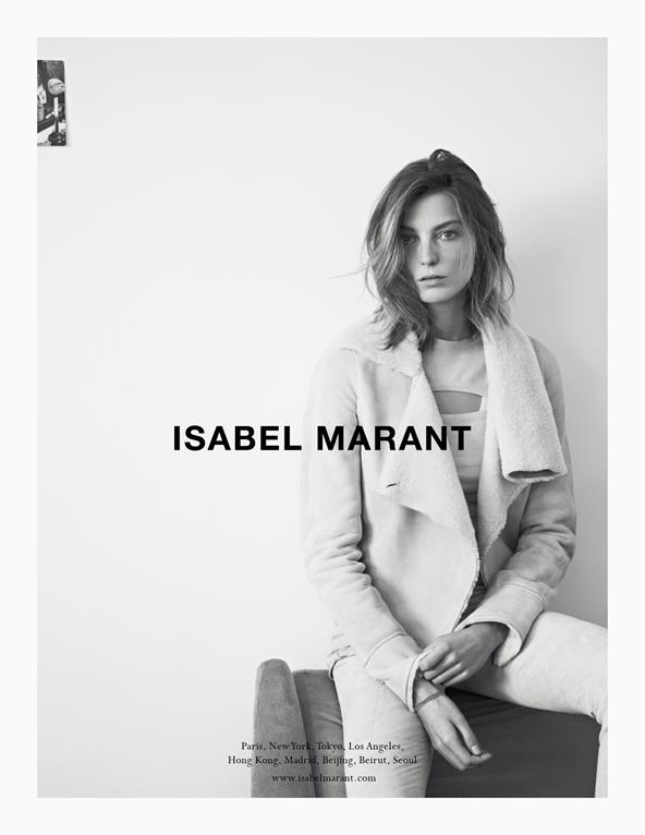 chap indkomst Udled Isabel Marant Taps Daria Werbowy for Fall 2013 Campaign | Fashion Gone Rogue