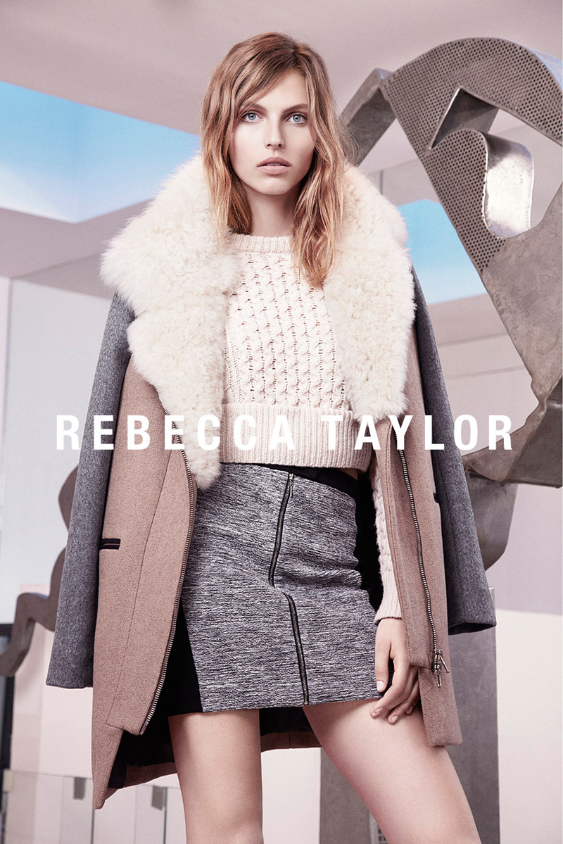 Rebecca Taylor Fall 2013 Ads Star Karlina Caune by Carlotta Manaigo