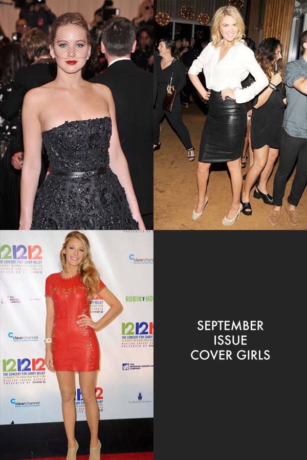 Kate Upton, Jennifer Lawrence and More September Cover Stars Revealed