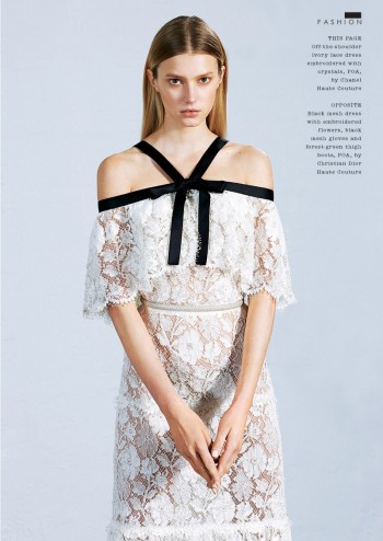 Sigrid Agren Models Couture for The Sunday Times Style by Eric Guillemain Sigrid Agren Models Couture for The Sunday Times Style by Eric Guillemain