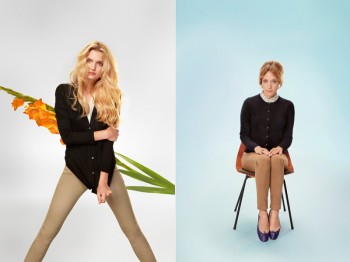 Chloe Sevigny and Lily Donaldson Front Uniqlo's Silk & Cashmere Campaign Chloe Sevigny and Lily Donaldson Front Uniqlo's Silk & Cashmere Campaign