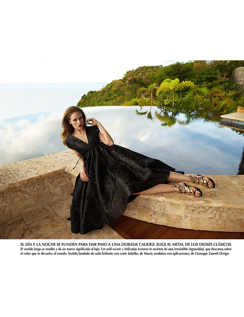 Valeria Garcia Poses for Asa Tallgard in Vogue Mexico August 2013