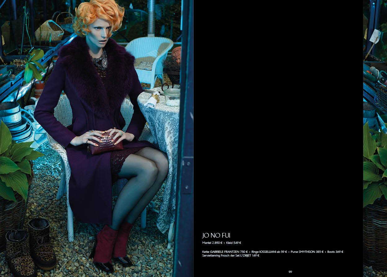 Katrin Thormann Models Garden Style for Apropos Journal F/W 2013