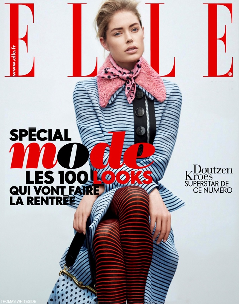 Doutzen Kroes Poses for Thomas Whiteside in Elle France Collections ...