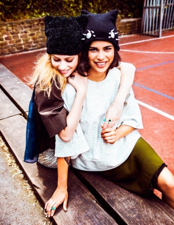 Hicham Riad Shoots Yana & Chavelli for Elle Belgium’s September 2013 Issue Hicham Riad Shoots Yana & Chavelli for Elle Belgium’s September 2013 Issue