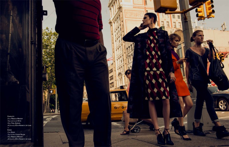 Ehren & Charlotte Hit the Streets for Tomorrow's Journal by Jens Stoltze