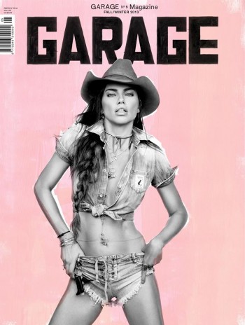 Adriana Lima is a Sexy Cowgirl for Garage's F/W 2013 Cover Adriana Lima is a Sexy Cowgirl for Garage's F/W 2013 Cover