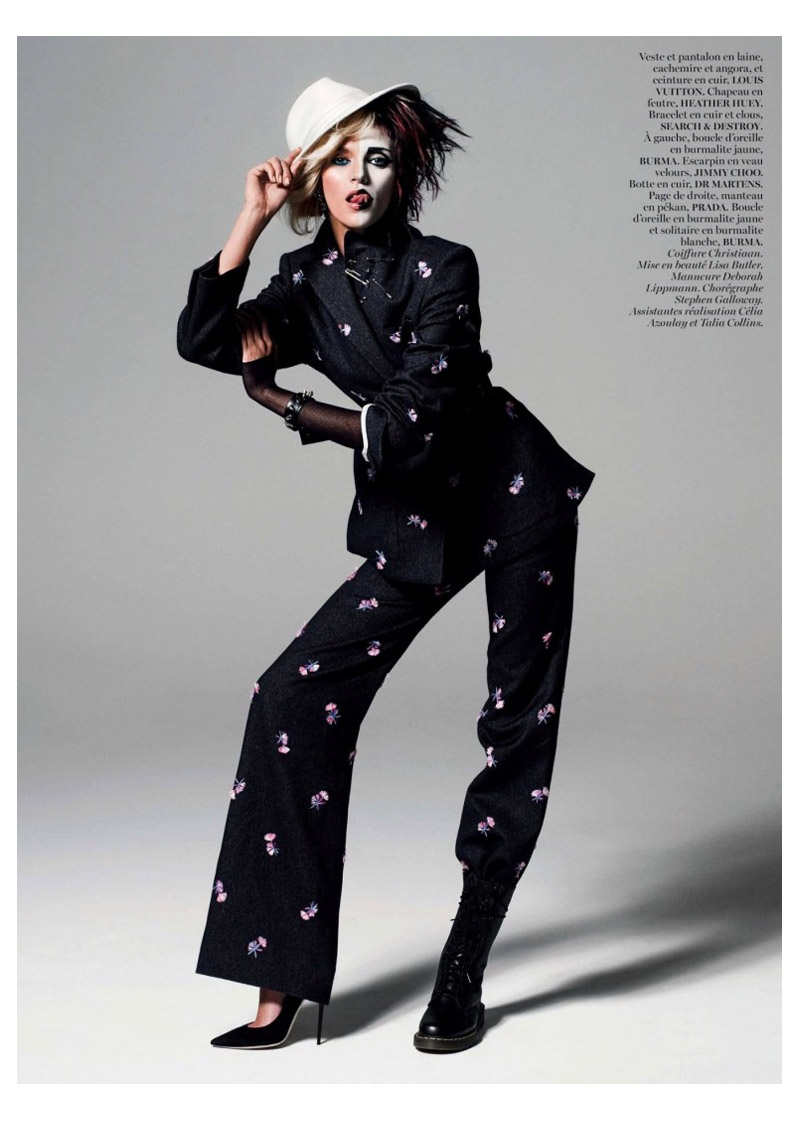 Anja Rubik Gets Regal for Vogue Paris Shoot by Inez & Vinoodh