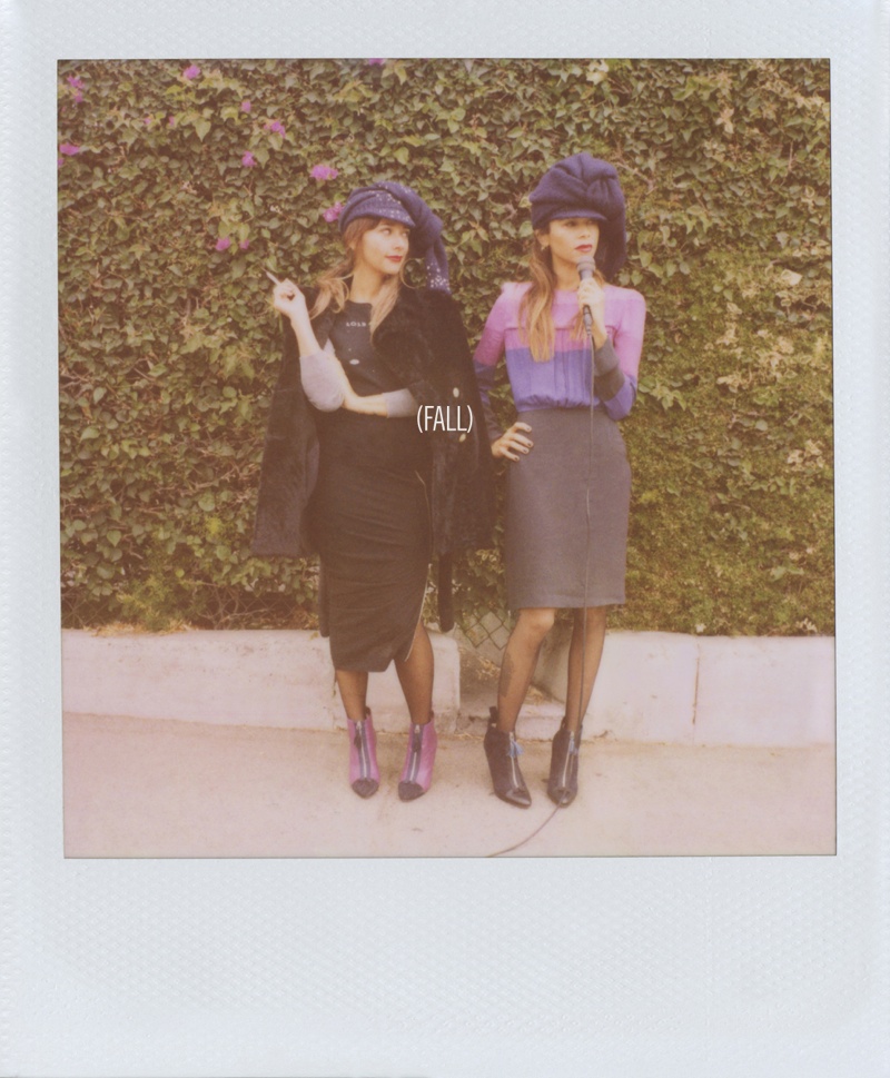 Sisters Rashida & Kidada Jones Front Band of Outsiders F/W 2013 Ads
