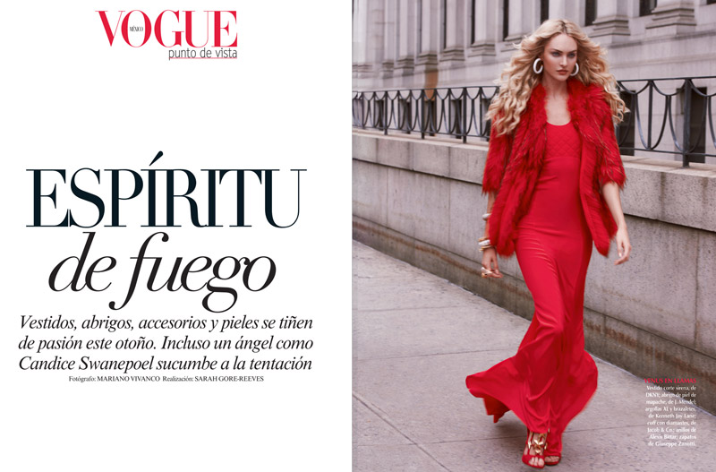 Candice Swanepoel Stuns for Vogue Mexico Shoot by Mariano Vivanco
