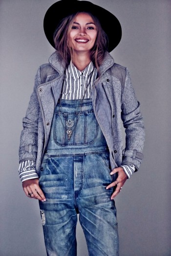 Carola Remer Sports Boyish Looks for Free People's August Lookbook Carola Remer Sports Boyish Looks for Free People's August Lookbook