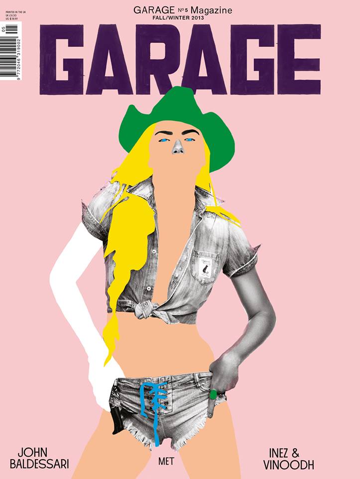Adriana Lima is a Sexy Cowgirl for Garage's F/W 2013 Cover