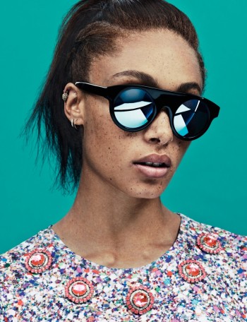 Adwoa Aboah Stars in House of Holland Summer 2013 Eyewear Campaign Adwoa Aboah Stars in House of Holland Summer 2013 Eyewear Campaign