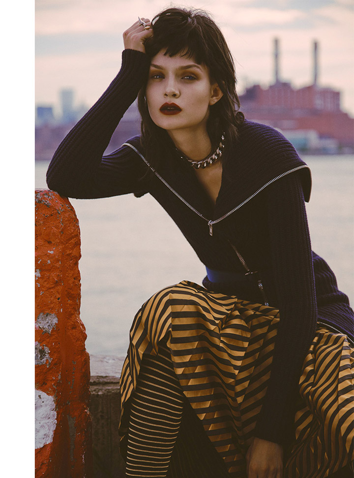 Josephine Skriver Oozes Attitude for Harper’s Bazaar Latin America by Hans Neumann