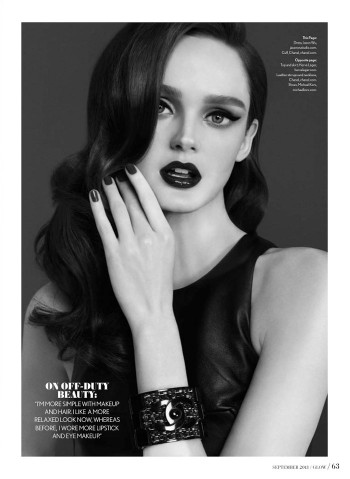 Lisa Cant Stars in Glow's September 2013 Edition Lisa Cant Stars in Glow's September 2013 Edition