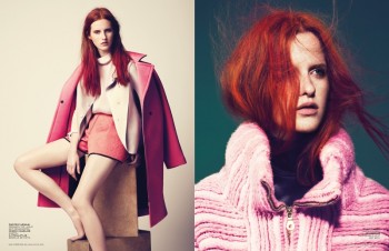 Magdalena Jasek is Pretty in Pink for L'Officiel Netherlands August 2013 Magdalena Jasek is Pretty in Pink for L'Officiel Netherlands August 2013