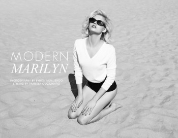 Martina Dimitrova by Byron Mollinedo in "Modern Marilyn" for Fashion Gone Rogue Martina Dimitrova by Byron Mollinedo in "Modern Marilyn" for Fashion Gone Rogue