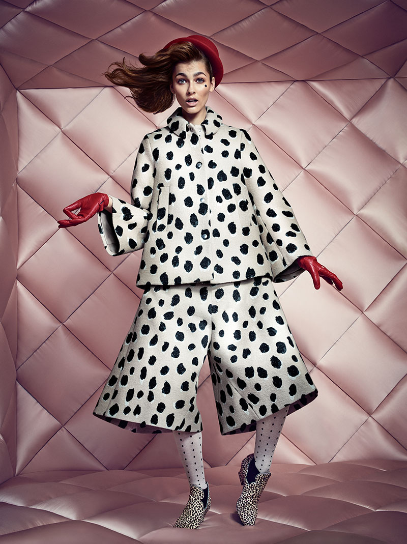 Vika Volkute Wears Eccentric Style for NK Fall 2013 Ads by Peter Gehrke