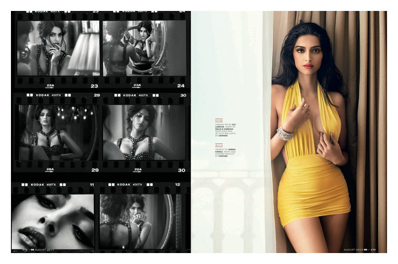 Sonam Kapoor Stuns in GQ India's August Cover Story