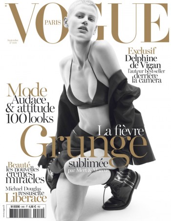 Saskia de Brauw Gets Grunge in Saint Laurent for Vogue Paris September 2013 Cover Saskia de Brauw Gets Grunge in Saint Laurent for Vogue Paris September 2013 Cover