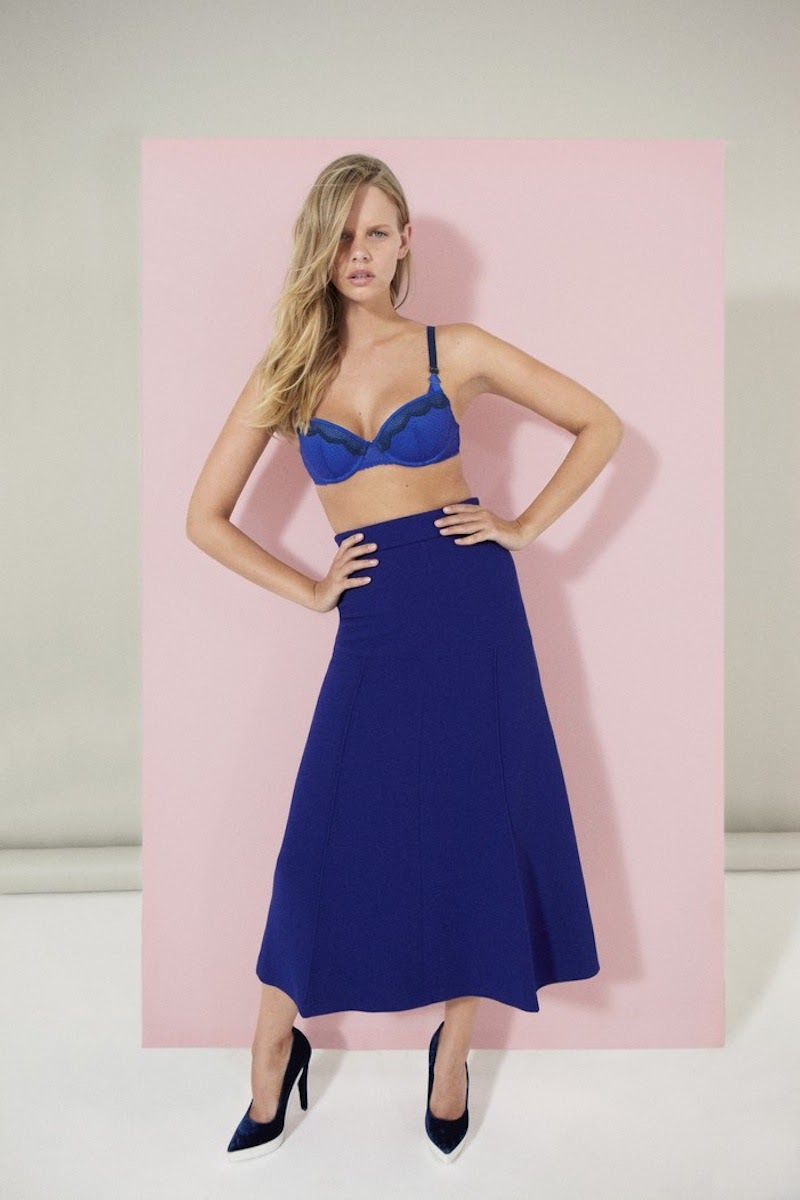 Marloes Horst Models Stella McCartney F/W 2013 Lingerie Collection