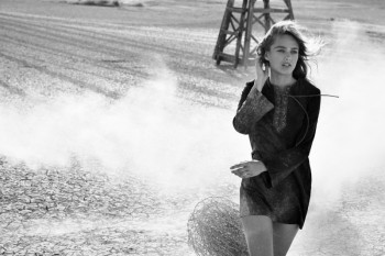 Karmen Pedaru Hits the Desert for True Religion's Fall 2013 Ads Karmen Pedaru Hits the Desert for True Religion's Fall 2013 Ads