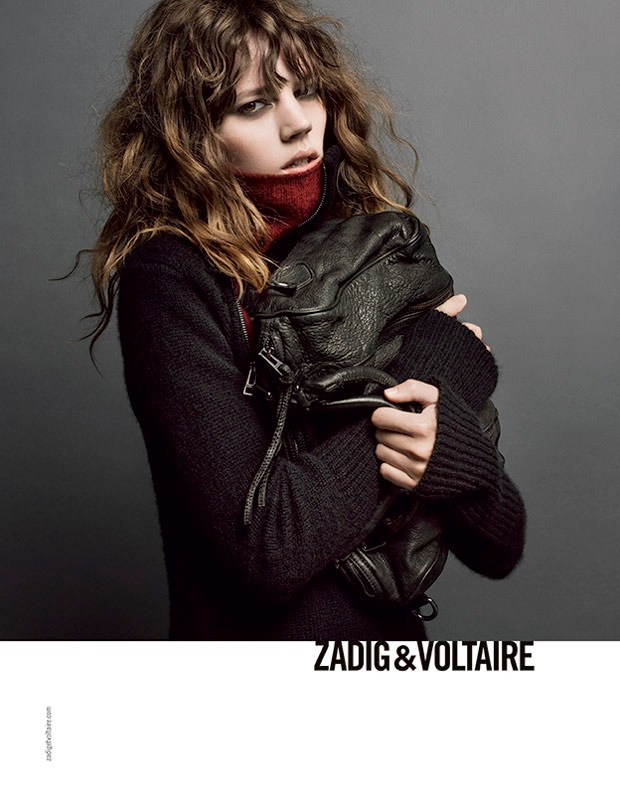 Freja Beha Erichsen Stars in Zadig & Voltaire Fall 2013 Ads