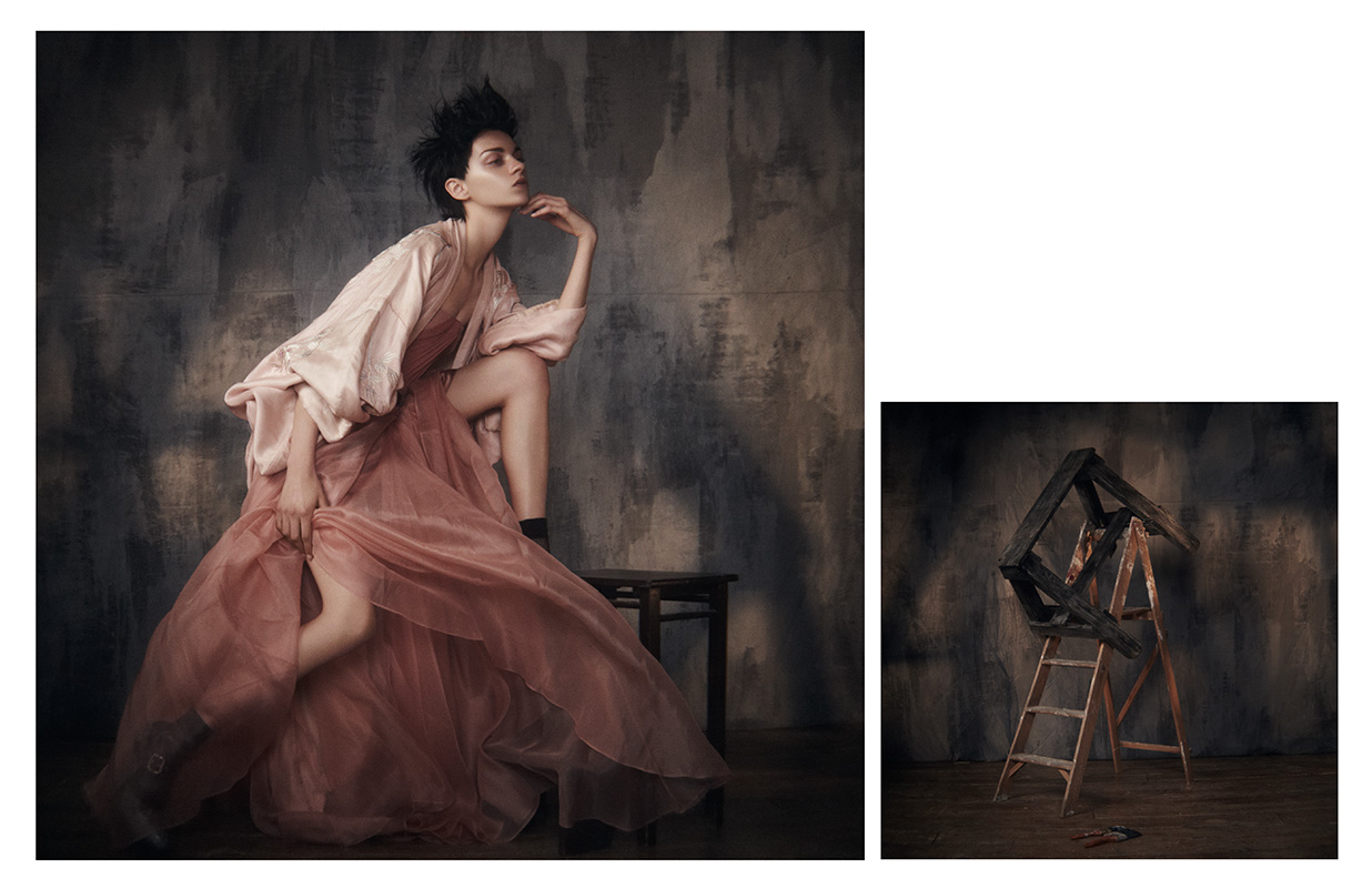 Magda Laguinge Puts Feminine Spin on Punk for Wonderland by Dima Hohlov