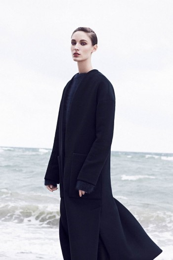 Franzi Mueller Models Chic Outerwear for EMEZA's Fall 2013 Ads