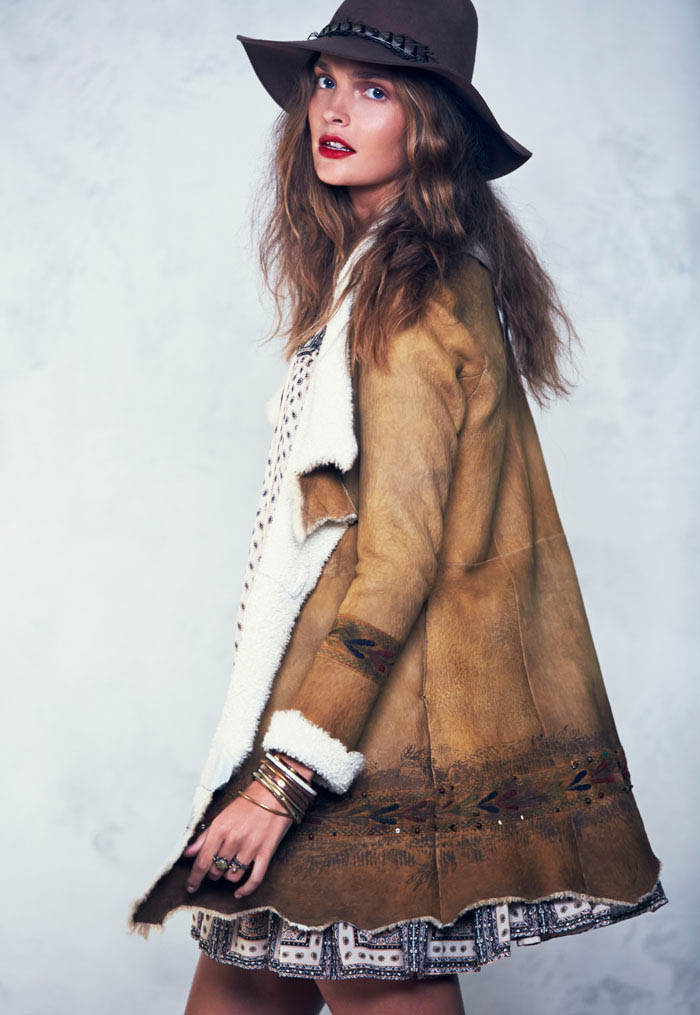 Gertrud Hegelund Models Folk Style for Free People’s September Lookbook
