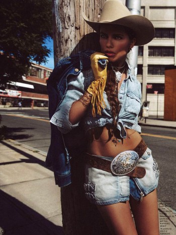 Adriana Lima Wows in Western Style for Garage Shoot by Inez & Vinoodh Adriana Lima Wows in Western Style for Garage Shoot by Inez & Vinoodh