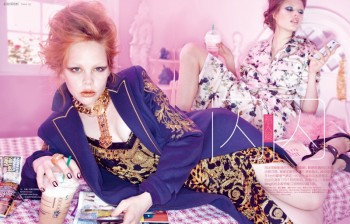 Amber Gray Shoots 'Bling Ring' Inspired Beauty for Marie Claire China Amber Gray Shoots 'Bling Ring' Inspired Beauty for Marie Claire China