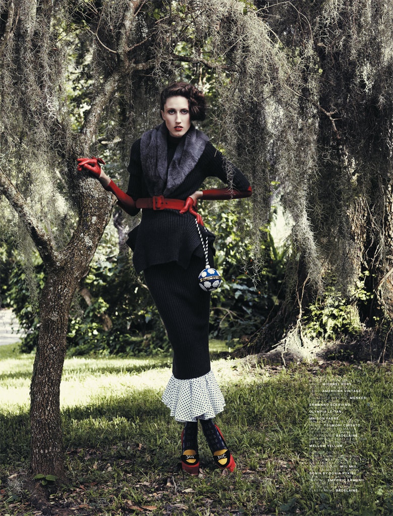 Anna Cleveland Delivers Drama for Bjarne Jonasson in Jalouse Shoot