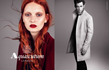 Codie Young Fronts Aquascutum's Fall 2013 Campaign Codie Young Fronts Aquascutum's Fall 2013 Campaign
