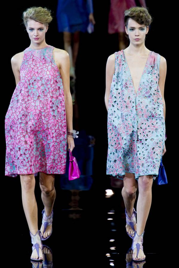 Giorgio Armani Spring 2014 | Milan Fashion Week – Fashion Gone Rogue