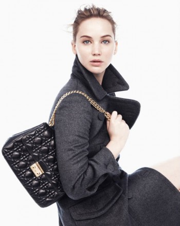 Jennifer Lawrence Models Miss Dior Handbags for Fall 2013 Campaign