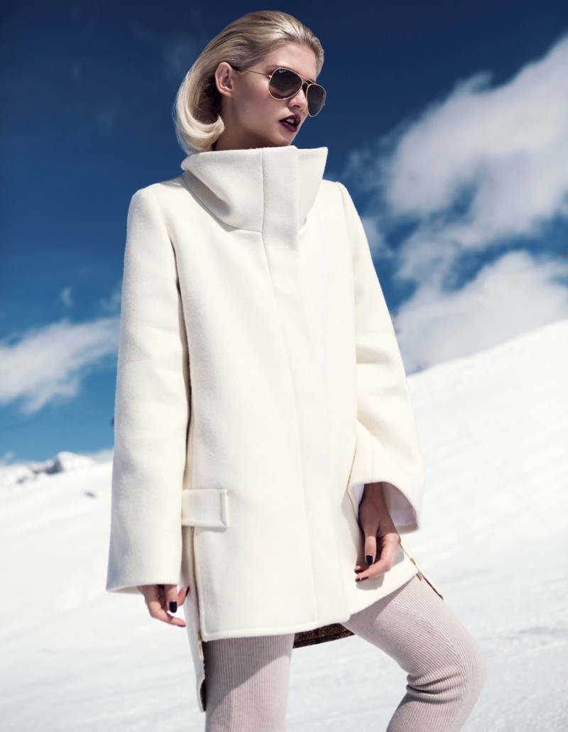 Martina Dimitrova Stuns in the Snow for DV Mode by Fredrik Wannerstedt