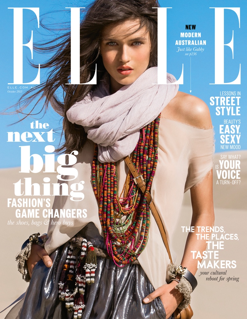 See Elle Australia's Premier Cover with Gabby Westbrook-Patrick