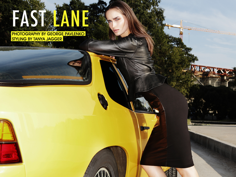 Evgenia Fedoseeva by George Pavlenko in "Fast Lane" for Fashion Gone Rogue