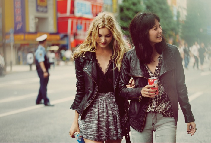 Elsa Hosk & Eimi Kuroda Go to Tokyo for Free People October Catalog