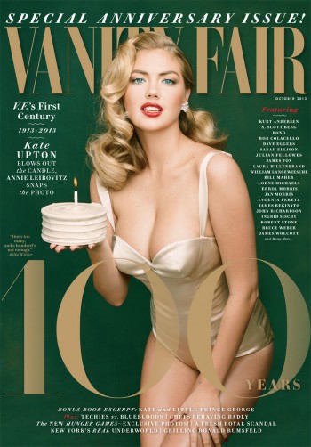 Kate Upton Channels Marilyn Monroe for Vanity Fair's Anniversary Cover Kate Upton Channels Marilyn Monroe for Vanity Fair's Anniversary Cover