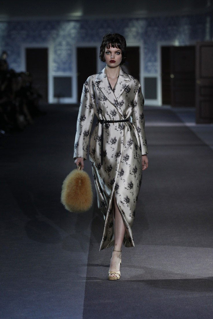 Daphne Groeneveld at Louis Vuitton's fall-winter 2013 runway show