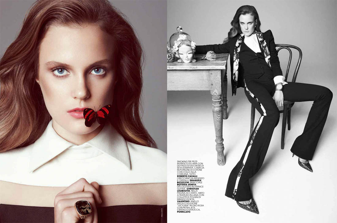 Ashtyn Franklin is Sultry & Sweet for Marie Claire Italia by Nagi Sakai